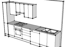 How to draw kitchen cabinets. Design U A Google Sketchup Kitchen And Cabinet That U Like By Manuel15 Fiverr
