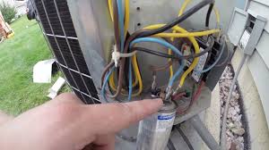 Split ac full electric wiring diagram in 2020. Carrier Air Conditioning Unit Repair Capacitor Replacement Youtube