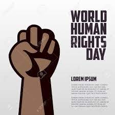 Postcard with outline shakes hands. Human Rights Day Poster Quotes Vector Template Stock Photo Picture And Royalty Free Image Image 48634269