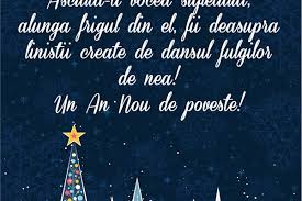 Fie ca primele clipe din noul an să vă aducă bucurii, prosperitate și cât mai multe zâmbete. Felicitare Anul Nou Cu Peisaj De Iarna