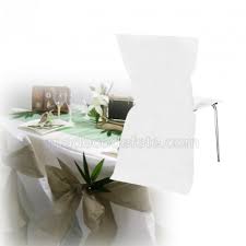 Housse de chaise jetable pour mariage. Housse De Chaise Mariage Blanche Jetable Pas Chere Housses Jetables
