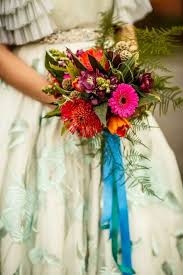 Colourful Bridal Bouquet Cuban Inspired Wedding Cuban Dreams Styled Shoot Photogr Beautiful Wedding Flowers Colorful Bridal Bouquet Fun Wedding Photography