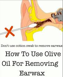 Two ear wax removal remedies to avoid. How To Use Olive Oil For Removing Earwax Ear Wax Ear Cleaning Cleaning Ears
