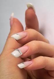 Pin By Stylpinch Beauty Arena On Nail Art Manicure Nail Designs Wedding Nail Art Design French Manicure Nail Designs
