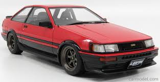 Ignition Model Ig0555 Scale 1 18 Toyota Corolla Levin Ae86 Gt Apex Twin Cam 2 Door Tuned Version 1984 Red Black Ignition Model Toyota Corolla Corolla Levin