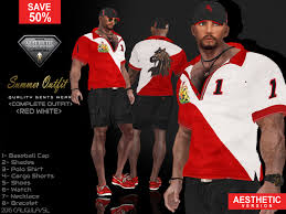 Cosmique studio is the most visited online aesthetic clothing store. Second Life Marketplace Ca Aesthetic Summer Outfit Red White