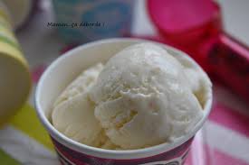 Glace A La Noix De Coco Sans Sorbetiere Maman Ca Deborde En 2020 Glace Noix De Coco Glace Coco Recette Glace Sans Sorbetiere