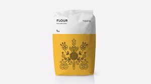 Traditionally Modern And Beautiful Ukrainian Flour Packaging Design World Brand Design Society Packaging Design Branding Design Custom Labels