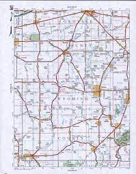 Map Of Genesee County Ny Map Of Genesee County, New York State. Detailed Image Map Of Genesee