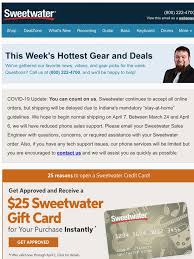 Gift cards cannot be used at good eats emporium or with online orders due to limitations with our technology. Sweetwater This Week S Top Deals At Sweetwater Milled