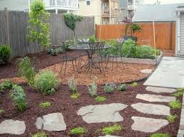 Wood Chips From The Felled Shade Tree Were Recycled Into Paths And Patio Patio Is Now More Accessible Fro Wood Chips Landscaping Backyard Backyard Landscaping