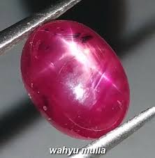 Selain mempunyai nilai jual yang cukup tinggi, batu merah delima asli tidak bisa dimiliki oleh sembarang orang. Gambar Batu Natural Ruby Star Merah Asli Khasiat Harga Ciri Merah Delima Africa Ceylon Tanzania 1 Wahyu Mulia