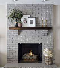 10 Extraordinary Ideas Of Living Room With Fireplace Archlux Net Painted Brick Fireplaces Brick Fireplace Makeover Home Fireplace