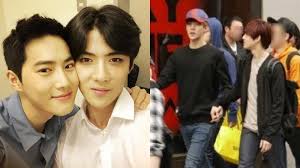 Qaedtls kpop exo hoodie sweatshirt sehun suho xiumin kai chanyeol sweater jacket : Sbs Star Fans Are Loving The Fact That Suho Sehun Often Hold Hands With One Another