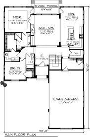 Ranch Style House Plan 2 Beds 1 5 Baths 1993 Sq Ft Plan 70 1096 Retirement House Plans Ranch Style House Plans House Floor Plans