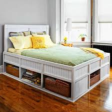 27 Ways To Build Your Own Bedroom Furniture Diy Storage Bed Bed Frame With Storage Diy Platform Bed