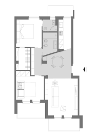 Piccoli Escamotage In 70 Mq Case In Stile Minimalista Di Studio Ferlazzo Natoli Minimalista Homify Planimetrie Dell Appartamento Appartamenti Planimetrie Piccole