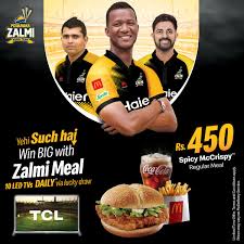 Now you can enjoy restaurant today i head to mcdonalds to try the crispy bbq chicken burger, let's get one and see. Mcdonald S Pakistan A Twitter Get Bowled By Our Zalmi Offer Enjoy A Spicy Mccrispy Burger With Regular Fries Drink For Rs 450 Get A Chance To Win 10 Tcl Led