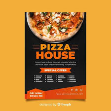 Photographic Pizza Poster Template Free Vector Free Vector Freepik Vector F Delivery Food Ideas Of Deliver In 2020 Pizza Poster Food Poster Design Pizza House