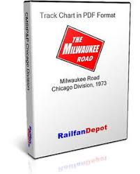 Details About Milwaukee Road Chicago Division Track Chart 1973 Pdf On Cd Railfandepot