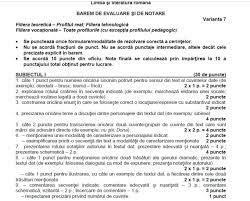 Liceele vor primi de la centrul national de evaluare si examinare (cnee) cate o varianta de subiect pentru fiecare simulare in parte si un set de. Bacalaureat 2016 Subiecte Romana Si Barem Ce Subiecte Au Picat La Limba Romana Profilul Uman Si Real Stirileprotv Ro