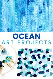 Got a preschooler who wants to craft with his big sister? Ocean Art Preschool Activity Easy Art Project For Kids Natural Beach Living