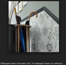 Build columns, add chair rails and hang picture and plate rails for extra details around your home. Living Room Wallpaper Dado Rail Homebase Wallpaper