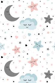 A classic balloon popping game for kids, with colorful graphics, cute animals and various backgrounds! Stars Moon Baby Patterns Icons Cute Patterns Wallpaper Wallpaper Iphone Cute Pattern Wallpaper