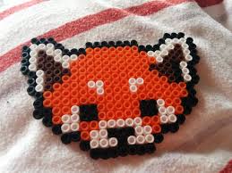 Red Panda Face Perler Bead Melty Bead Patterns Perler Bead Art Perler Beads Designs