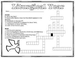 Includes 12 Clues About The Church S Liturgical Year For Students To Solve Crossword Puzzle Teachers Corner Years