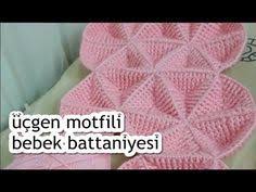 Derya Baykal La Gulumse Bebek Battaniyesi Yapimi Youtube Goruntuler Ile Krose Dikisler Afgan Tig Desen Battaniye