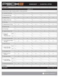 These are best to use when you are doing the workouts so you can track every move. P90x3 Worksheets Printable Worksheets And Activities For Teachers Parents Tutors And Homeschool Families