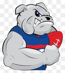 Kid friendly, bulldog mascot clipart, posters, banners, signs and more. 2017 Afl Pre Season Preview Western Bulldogs Cartoon Bulldog Afl Free Transparent Png Clipart Images Download