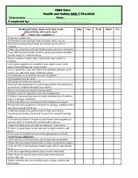 Image Result For Health And Safety Checklist For Child Care Safety Checklist Health And Safety Childcare
