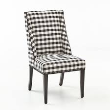 Get free shipping on qualified cross back dining chairs or buy online pick up in store today in the furniture department. Owen Black And White Buffalo Check Dining Chair Leather Dining Room Chairs White Dining Chairs White Leather Dining Chairs