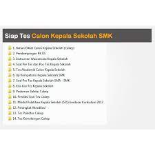Panduan penilaian potensi kepemimpinan ppk suaidinmath s blog. Soal Tes Calon Kepala Sekolah Smk Lengkap Shopee Indonesia