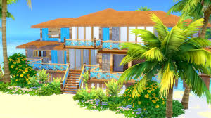 The tropical beach house for rent is a true beachfront property superbly located right on the beach at thiranagama just south of the centre of the popular sri lankan resort of hikkaduwa, right in the. Let S Build A Tropical Beach House In The Sims 4 Part 3 Youtube