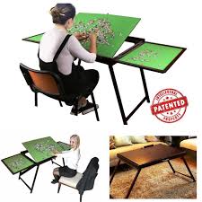 Jigsaw Puzzle Table Board Folding Desk Storage Wooden Collapsible Desk 1500 Pcs Puzzle Table Collapsible Desk Jigsaw Puzzle Table