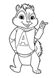 Print Coloring Image Momjunction Alvin And The Chipmunks Cartoon Coloring Pages Kitty Coloring