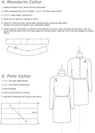 Pattern Drafting Mandarin Polo Collar Pattern Drafting Collar Pattern Sewing Collars