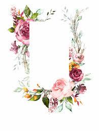 Download H804 Flower Frame Flower Art Watercolor Flowers Frame Floral Png Transparent Png Download 1131770 Vippng