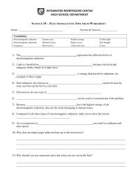 It isn't easy to understand everything about it because there are so many things to understand about each and every part. Em Spectrum Worksheet Worksheet