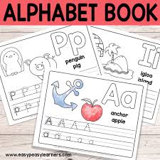 Homemade labels make sorting and organization so much easier. Free Printable Alphabet Book Alphabet Worksheets For Pre K And K Easy Peasy Learners