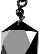 Black Obsidian Necklace Men Hexagram Natural Stone Crystal Pendant for  Women Protection Premium Talisman Necklaces Couples Gift
