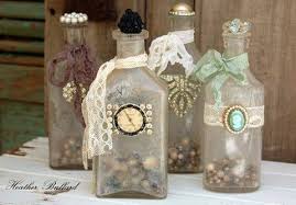 Vintage Bottles Bottles Decoration Vintage Jewelry Crafts Vintage Jewelry Repurposed