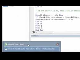 Excel 2019 integrates different options that give us the possibility to organize the data according to the content or the type of these, we will see some examples of how excel 2019 applies these filters in an integral way. Excel 2010 Quick Tip How To Sort Worksheets Alphabetically Youtube