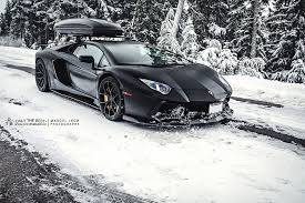 Lamborghini Aventador Snow Lamborghini Aventador Lamborghini First Lamborghini