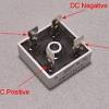 Of the multimeter to a cathode (diode). 1