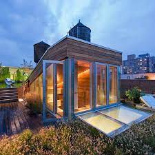broadway penthouse by joel sanders architect ペントハウス 屋上ガーデン 屋上テラス
