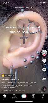 Credit Joeyjordisonofficial On Tiktok Cute Piercings Earings Piercings Unique Ear Piercings